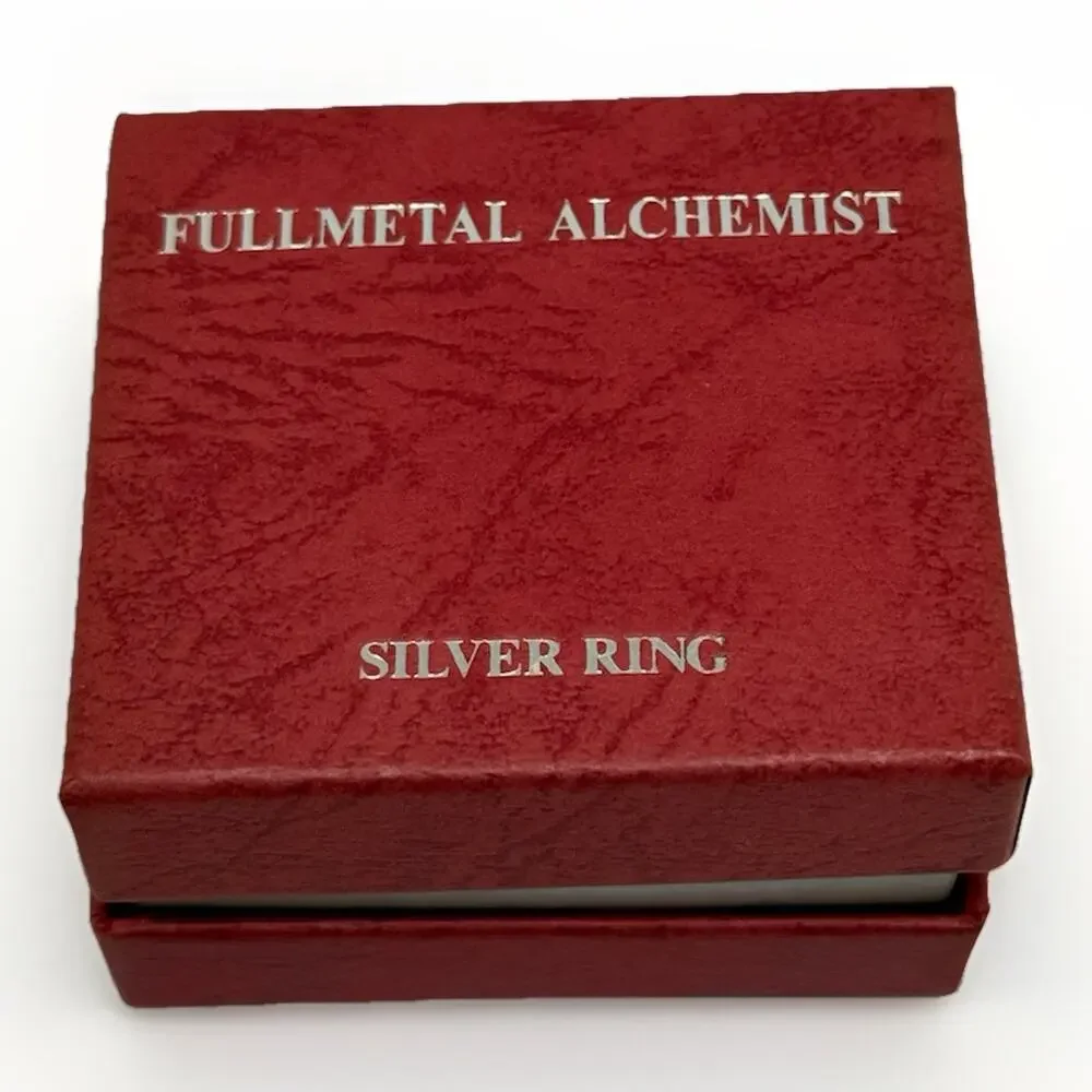 Fullmetal Alchemist Edward Silver Ring Size 8 Unused Rare Anime Jewelry